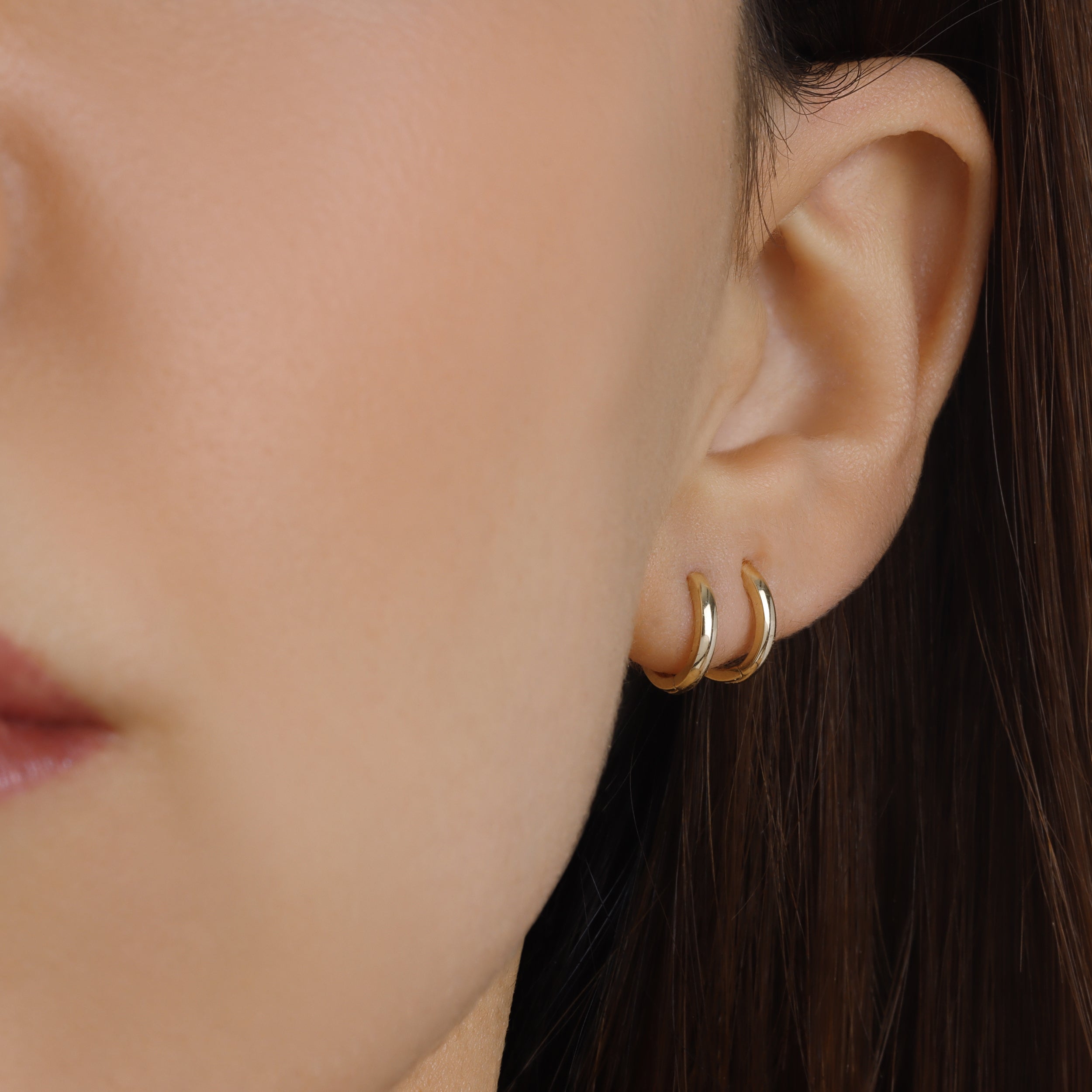 Micro huggie earrings deals