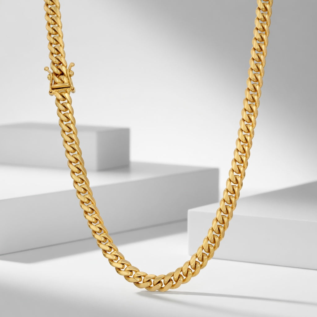 14K Gold Miami Cuban Chain
