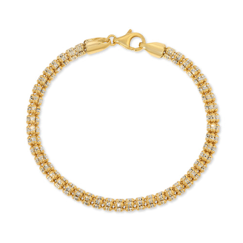 2.5MM Ice Bracelet Two-Tone