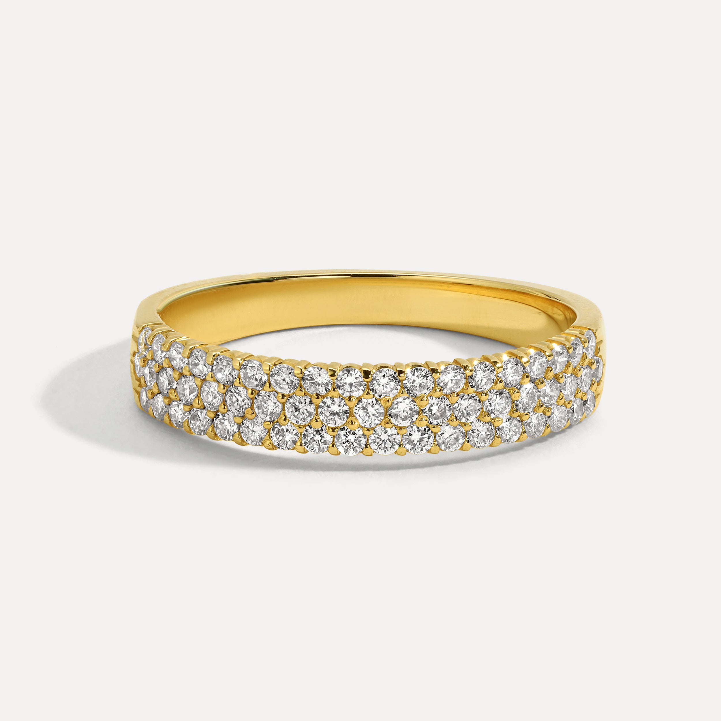 GLAZE Micro Pave' Natural Diamond Ring