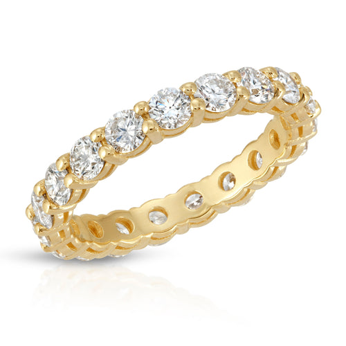 14k diamond eternity band diamonds vs g color colorless f gold ring rings pinky
