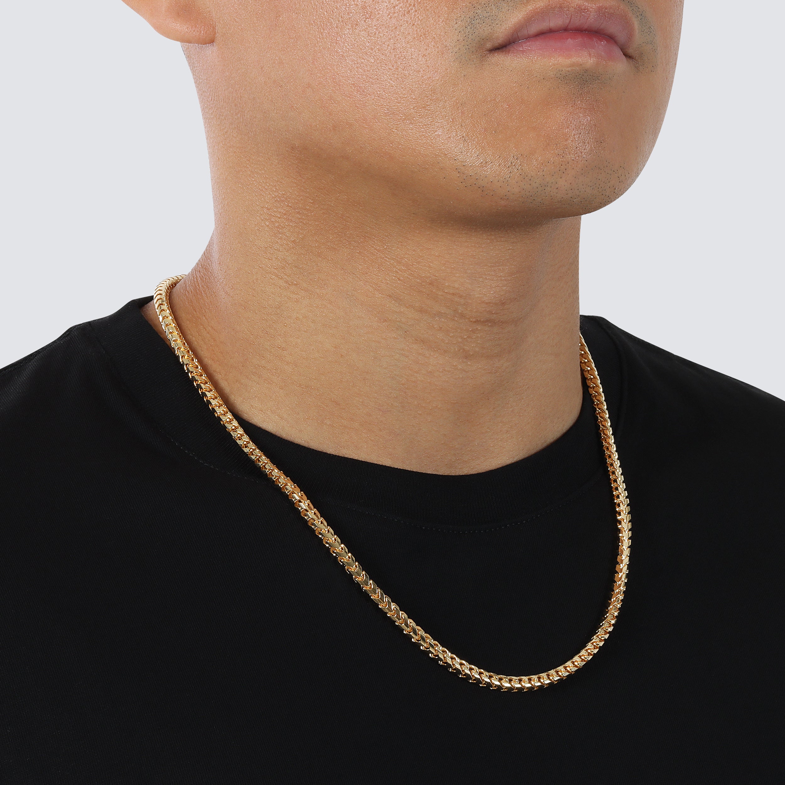 3.0MM Franco Chain (Diamond Cut) - Saints Gold