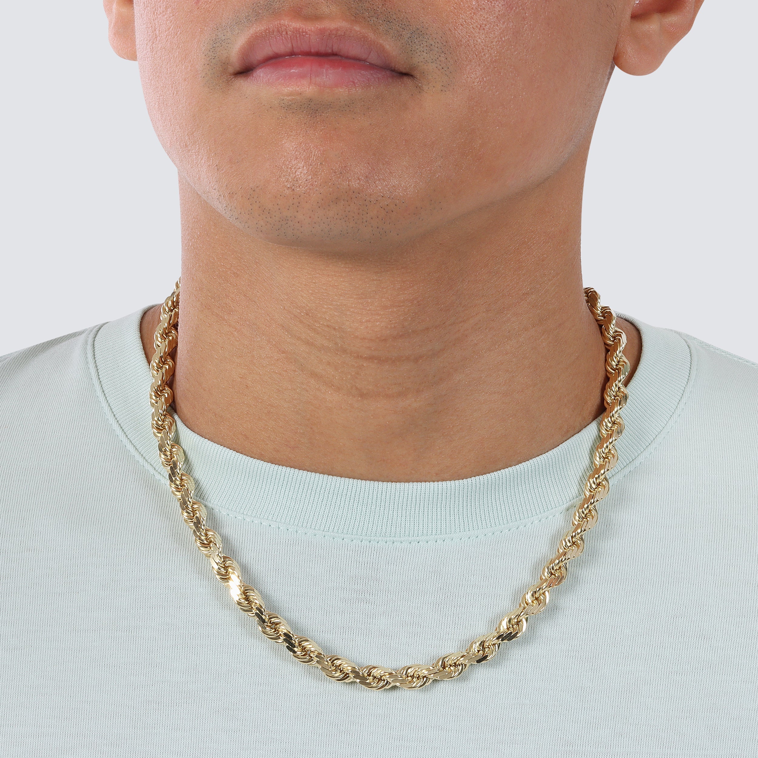 7mm gold outlet chain