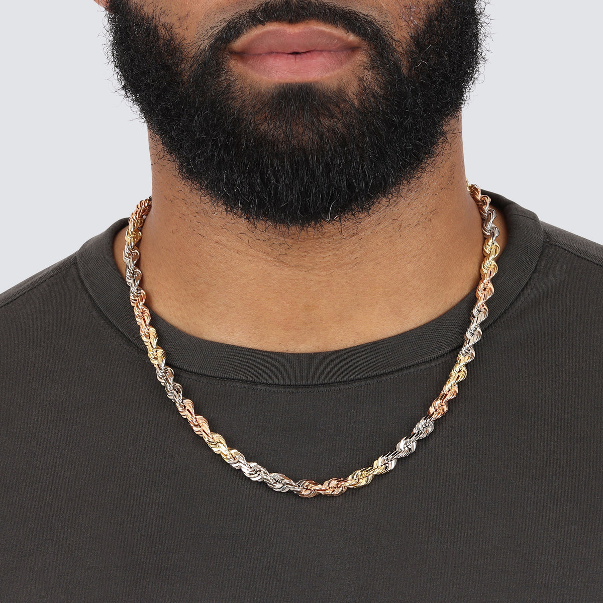 Diamond Lock Rope Chain Rope Gold With Diamonds