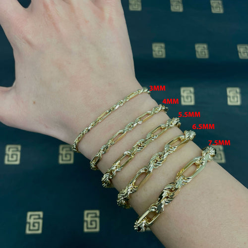 milano bracelet sizes solid gold yellow gold 14k 14 karat