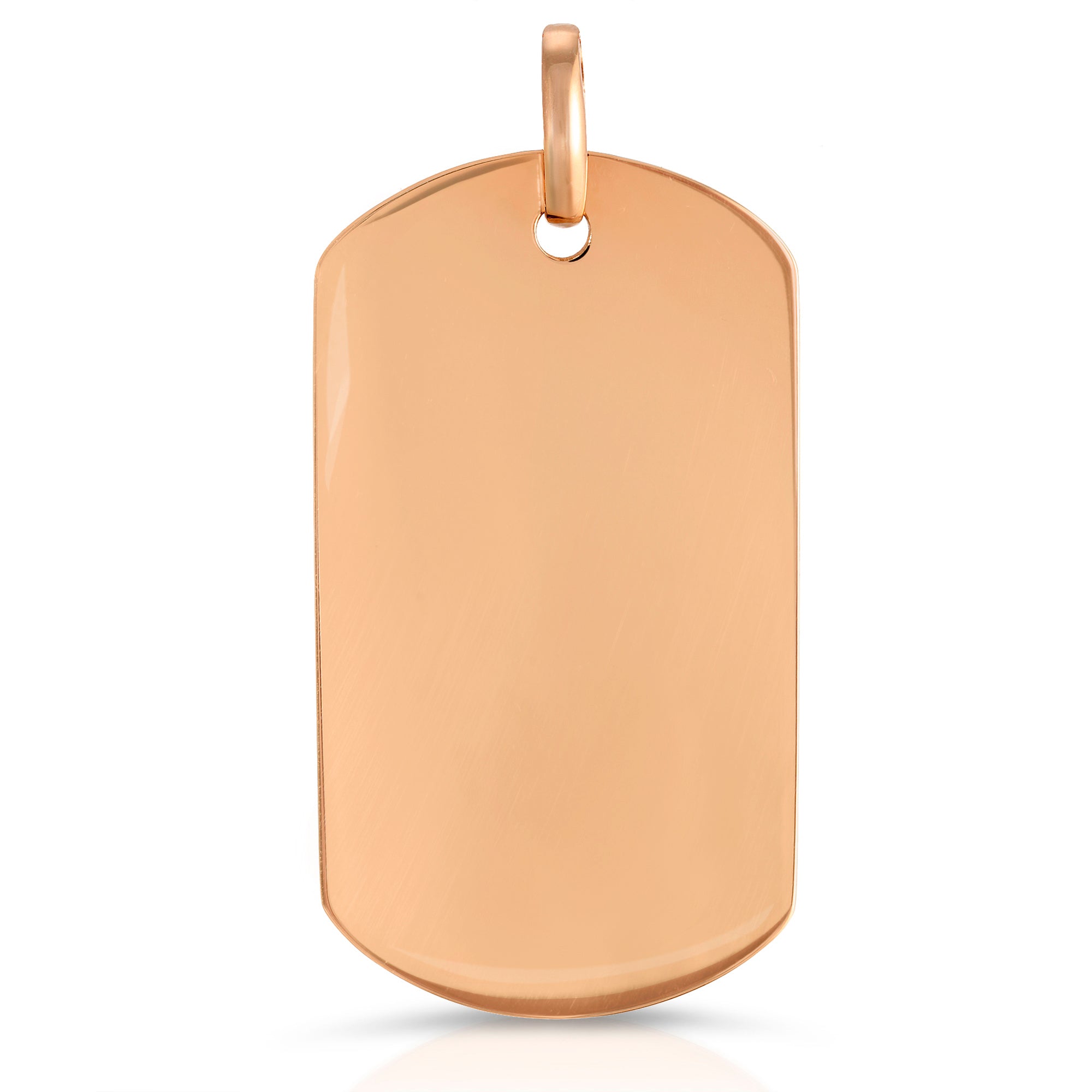 Dog Tag Pendant Large Saints Gold Co